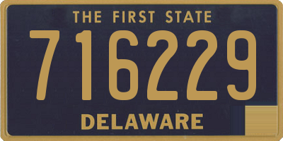 DE license plate 716229
