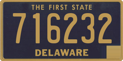 DE license plate 716232