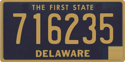 DE license plate 716235