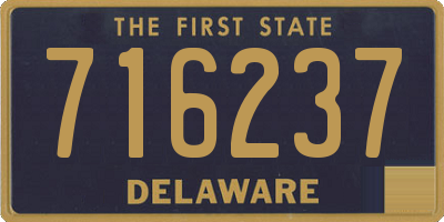 DE license plate 716237