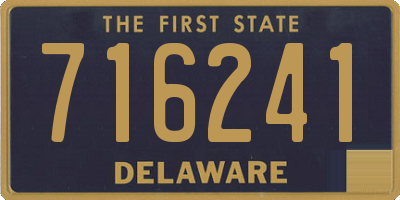 DE license plate 716241