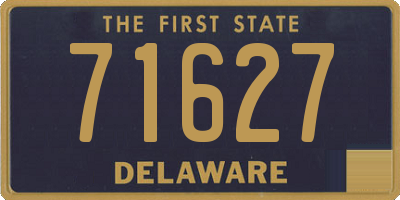 DE license plate 71627