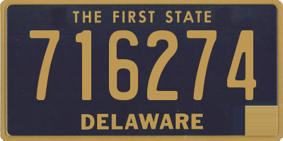 DE license plate 716274