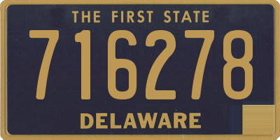 DE license plate 716278