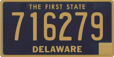 DE license plate 716279