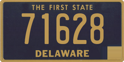 DE license plate 71628