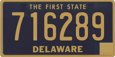 DE license plate 716289