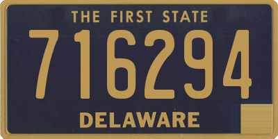 DE license plate 716294