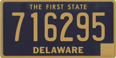 DE license plate 716295