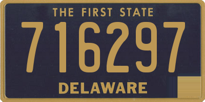 DE license plate 716297