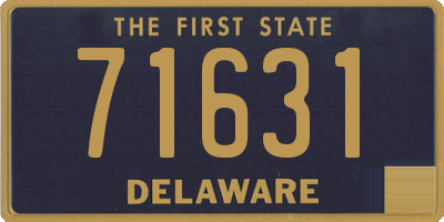 DE license plate 71631