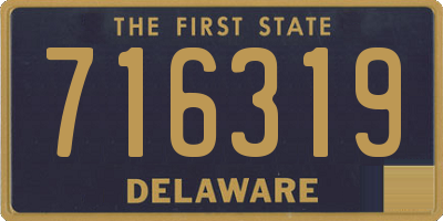 DE license plate 716319