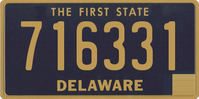 DE license plate 716331