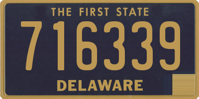 DE license plate 716339