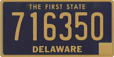 DE license plate 716350