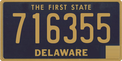 DE license plate 716355