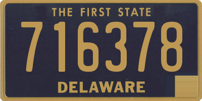 DE license plate 716378