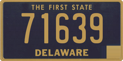 DE license plate 71639