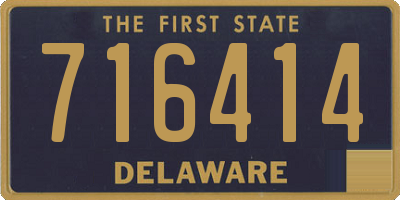 DE license plate 716414