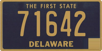 DE license plate 71642