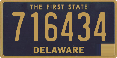 DE license plate 716434