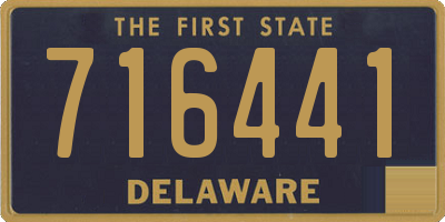 DE license plate 716441