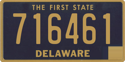 DE license plate 716461