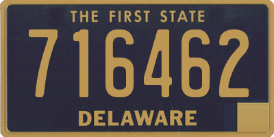 DE license plate 716462
