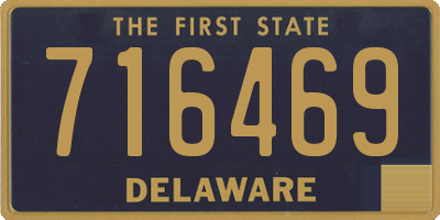 DE license plate 716469