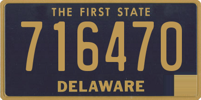 DE license plate 716470
