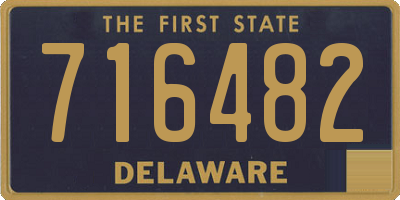 DE license plate 716482