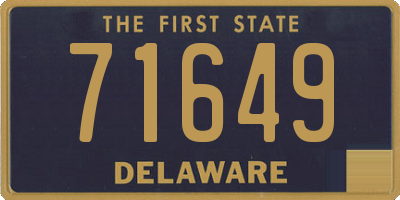 DE license plate 71649