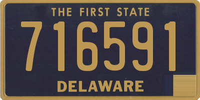 DE license plate 716591
