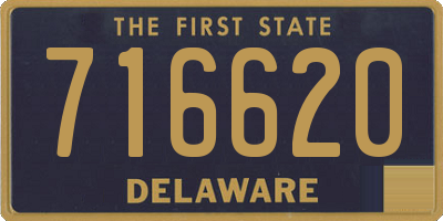 DE license plate 716620