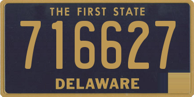 DE license plate 716627