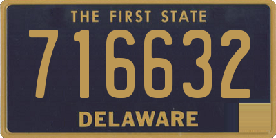 DE license plate 716632