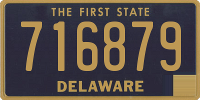 DE license plate 716879