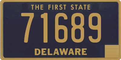 DE license plate 71689