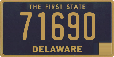 DE license plate 71690