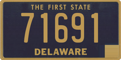 DE license plate 71691