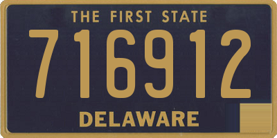 DE license plate 716912