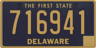 DE license plate 716941