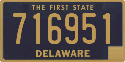 DE license plate 716951