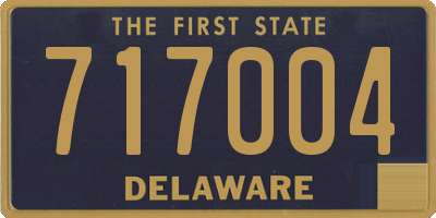 DE license plate 717004