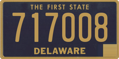 DE license plate 717008