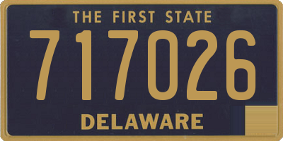 DE license plate 717026