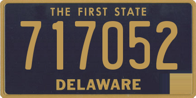 DE license plate 717052