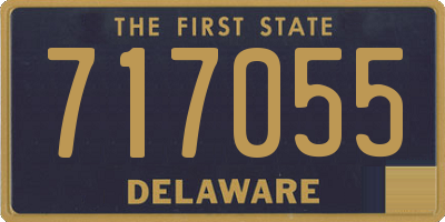 DE license plate 717055