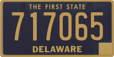 DE license plate 717065