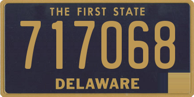 DE license plate 717068